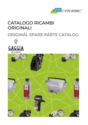 Copertina del catalogo Catalogo Gaggia Professional