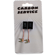 G036B - Carboncini blister 2pz 6,4 x 12,5 x 19 carboncini con terminali per trapani