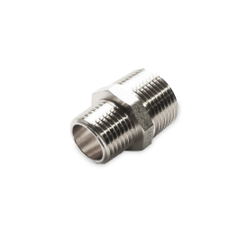 Nipplo ridot_domestico_to 3/8mm 1/2mm cilindrico in ottone nichelato