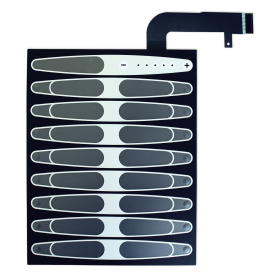 Pulsantiera a membrana nera kikko codice originale 0V4270