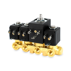 Gruppo elettrovalvole 2+2+3+2vie hp inox 230V 50/60Hz adattabile Necta 259917