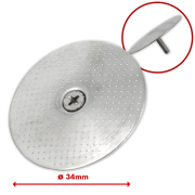 VE324000100 - Doccia filtro inox ø 34mm con vite adattabile Saeco cod.324000100