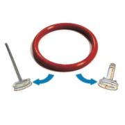 VE470B - O-ring 29,30x3,70mm silicone rosso
