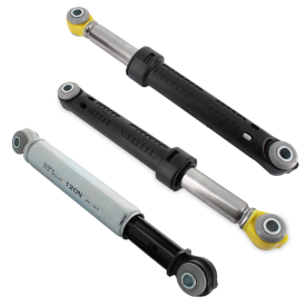 Ammortizzatore kit 3 pezzi, 2x 75N 1x 120N, fori Ø 8mm - Miele 10076244 - 1009